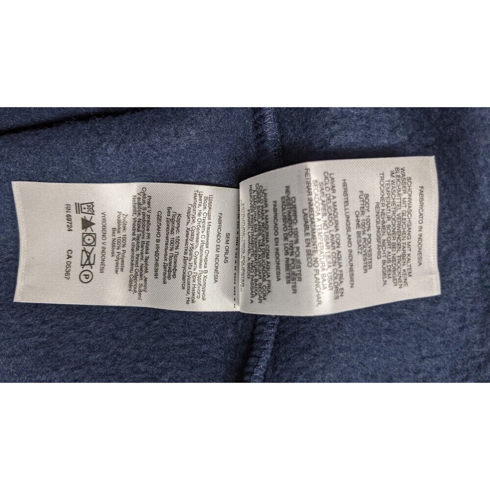 NEW~Kids COLUMBIA Navy Blue Full-Zip Long Sleeve Fleece Jacket Coat M (10/12) - Picture 11 of 11